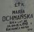 Wieliszew Ochmanska Maria 1940 