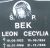 Bielsko-Biala grunwaldzka  Bek Leon 1922-1966 Cecylia 1924-1986 