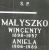 Bielsko-Biala grunwaldzka  Malyszko Wincenty 1898-1957 Aniela 1906-1989 